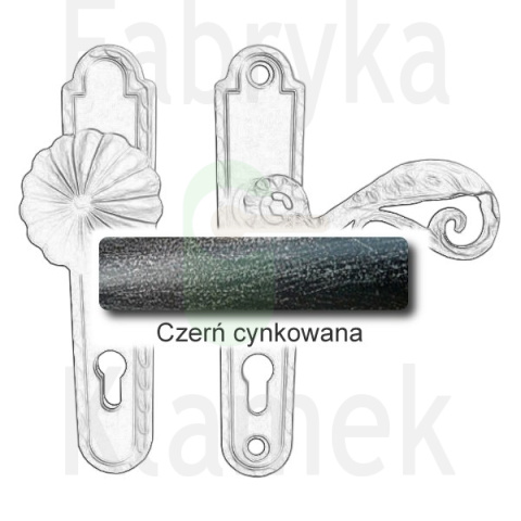 Klamko-gałka zewnętrzna Abella 4300A/B Klamko-gałka zewnętrzna Abella 4300A/B
