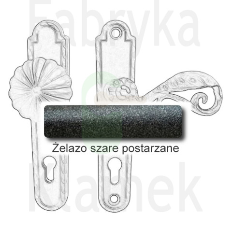 Klamko-gałka zewnętrzna Abella 4300A/B Klamko-gałka zewnętrzna Abella 4300A/B