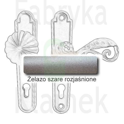 Klamko-gałka zewnętrzna Abella 4300A/B Klamko-gałka zewnętrzna Abella 4300A/B