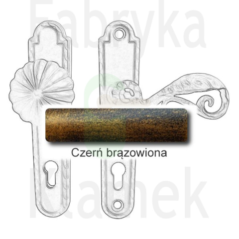 Klamko-gałka zewnętrzna Abella 4300A/B Klamko-gałka zewnętrzna Abella 4300A/B