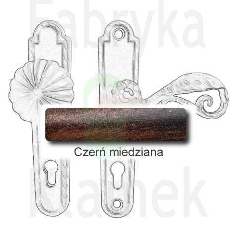 Klamko-gałka zewnętrzna Abella 4300A/B Klamko-gałka zewnętrzna Abella 4300A/B