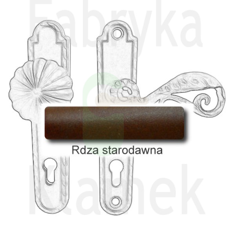Klamko-gałka zewnętrzna Abella 4300A/B Klamko-gałka zewnętrzna Abella 4300A/B