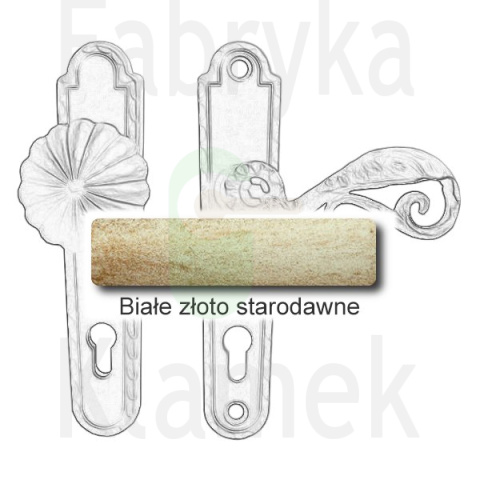 Klamko-gałka zewnętrzna Abella 4300A/B Klamko-gałka zewnętrzna Abella 4300A/B