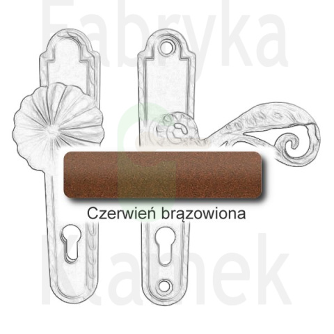 Klamko-gałka zewnętrzna Abella 4300A/B Klamko-gałka zewnętrzna Abella 4300A/B