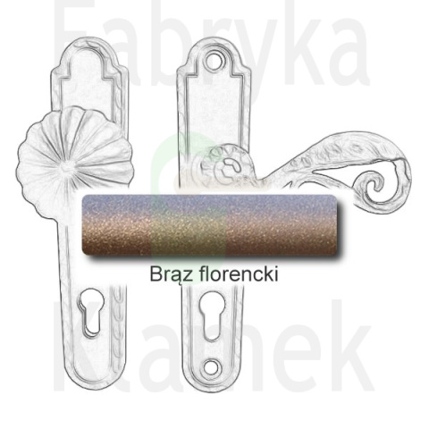 Klamko-gałka zewnętrzna Abella 4300A/B Klamko-gałka zewnętrzna Abella 4300A/B