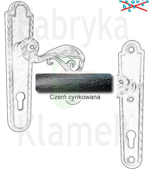 Klamka zewnętrzna Abella 4300E Klamka zewnętrzna Abella 4300E