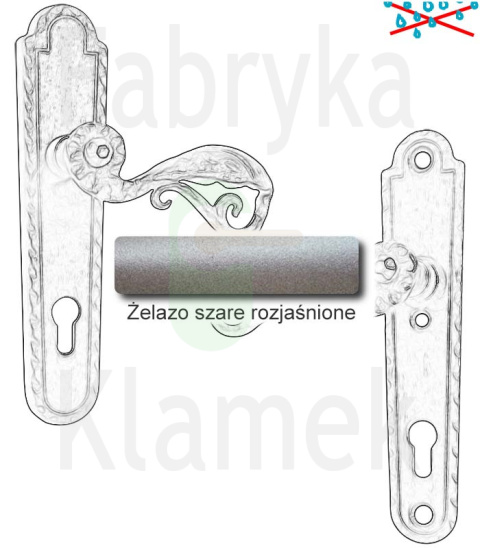 Klamka zewnętrzna Abella 4300E Klamka zewnętrzna Abella 4300E
