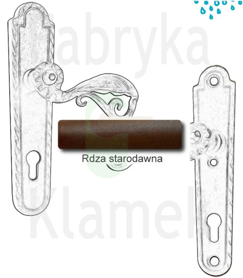 Klamka zewnętrzna Abella 4300E Klamka zewnętrzna Abella 4300E