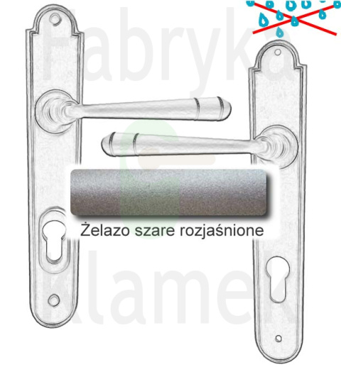 Klamka zewnętrzna Berna 4367E z zabezpieczeniem Hardox® Klamka zewnętrzna Berna 4367E z zabezpieczeniem Hardox®