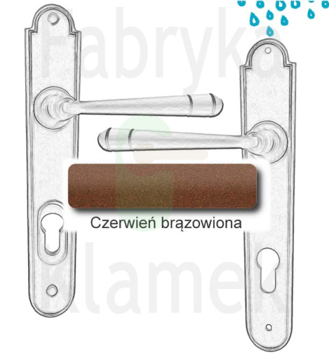 Klamka zewnętrzna Berna 4367E z zabezpieczeniem Hardox® Klamka zewnętrzna Berna 4367E z zabezpieczeniem Hardox®