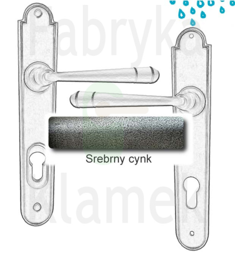 Klamka zewnętrzna Berna 4367E z zabezpieczeniem Hardox® Klamka zewnętrzna Berna 4367E z zabezpieczeniem Hardox®