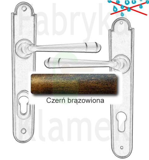 Klamka zewnętrzna Berna 4367E z zabezpieczeniem Hardox® Klamka zewnętrzna Berna 4367E z zabezpieczeniem Hardox®