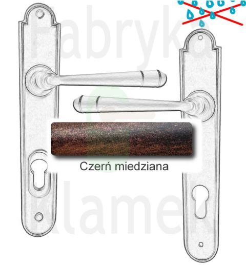 Klamka zewnętrzna Berna 4367E z zabezpieczeniem Hardox® Klamka zewnętrzna Berna 4367E z zabezpieczeniem Hardox®