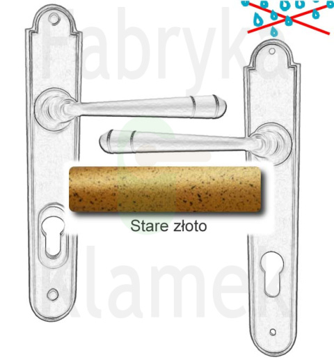 Klamka zewnętrzna Berna 4367E z zabezpieczeniem Hardox® Klamka zewnętrzna Berna 4367E z zabezpieczeniem Hardox®