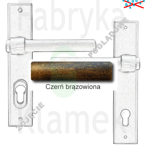 Klamka zewnętrzna Milano 4362E z zabezpieczeniem Hardox® Klamka zewnętrzna Milano 4362E z zabezpieczeniem Hardox®