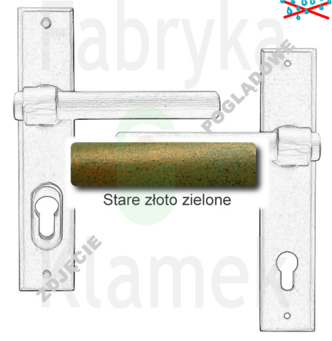Klamka zewnętrzna Milano 4362E z zabezpieczeniem Hardox® Klamka zewnętrzna Milano 4362E z zabezpieczeniem Hardox®