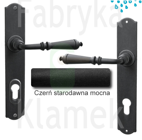 Klamka zewnętrzna Mosca 4364E z zabezpieczeniem Hardox® Klamka zewnętrzna Mosca 4364E z zabezpieczeniem Hardox®