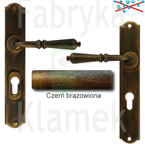 Klamka zewnętrzna Mosca 4364E z zabezpieczeniem Hardox® Klamka zewnętrzna Mosca 4364E z zabezpieczeniem Hardox®