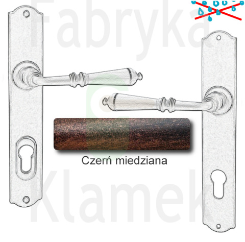 Klamka zewnętrzna Mosca 4364E z zabezpieczeniem Hardox® Klamka zewnętrzna Mosca 4364E z zabezpieczeniem Hardox®