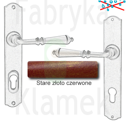 Klamka zewnętrzna Mosca 4364E z zabezpieczeniem Hardox® Klamka zewnętrzna Mosca 4364E z zabezpieczeniem Hardox®