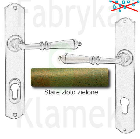 Klamka zewnętrzna Mosca 4364E z zabezpieczeniem Hardox® Klamka zewnętrzna Mosca 4364E z zabezpieczeniem Hardox®