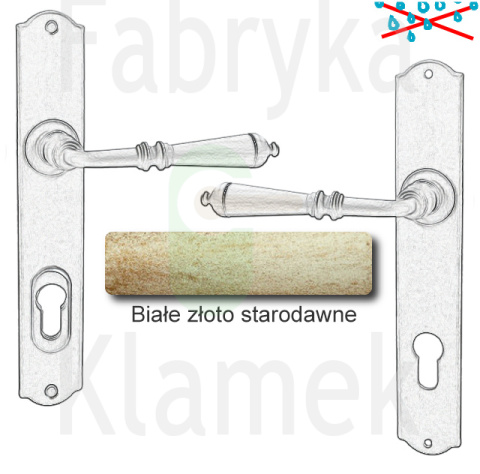 Klamka zewnętrzna Mosca 4364E z zabezpieczeniem Hardox® Klamka zewnętrzna Mosca 4364E z zabezpieczeniem Hardox®