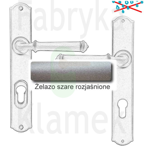 Klamka zewnętrzna Tallin 4365E z zabezpieczeniem Hardox® Klamka zewnętrzna Tallin 4365E z zabezpieczeniem Hardox®