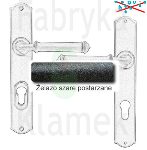 Klamka zewnętrzna Tallin 4365E z zabezpieczeniem Hardox® Klamka zewnętrzna Tallin 4365E z zabezpieczeniem Hardox®