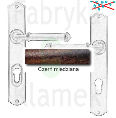 Klamka zewnętrzna Tallin 4365E z zabezpieczeniem Hardox® Klamka zewnętrzna Tallin 4365E z zabezpieczeniem Hardox®