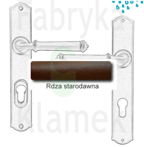 Klamka zewnętrzna Tallin 4365E z zabezpieczeniem Hardox® Klamka zewnętrzna Tallin 4365E z zabezpieczeniem Hardox®