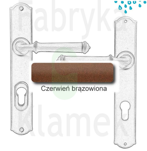 Klamka zewnętrzna Tallin 4365E z zabezpieczeniem Hardox® Klamka zewnętrzna Tallin 4365E z zabezpieczeniem Hardox®