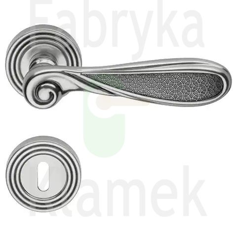 Klamka Aisha 112 NF - francuskie srebro Klamka Aisha 112 NF - francuskie srebro