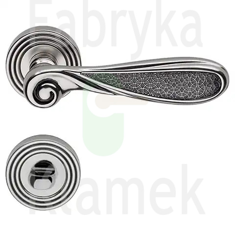 Klamka Aisha 112 NF - francuskie srebro Klamka Aisha 112 NF - francuskie srebro