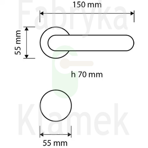 Klamka Aisha 115 OZ - pozłacana Klamka Aisha 115 OZ - pozłacana
