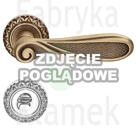 Klamka Aisha 115 PM - patyna Klamka Aisha 115 PM - patyna