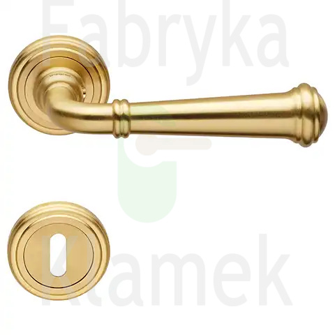 Klamka Decor 011 OS - mosiężna satynowana Klamka Decor 011 OS - mosiężna satynowana