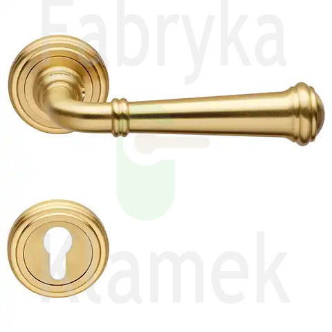 Klamka Decor 011 OS - mosiężna satynowana Klamka Decor 011 OS - mosiężna satynowana