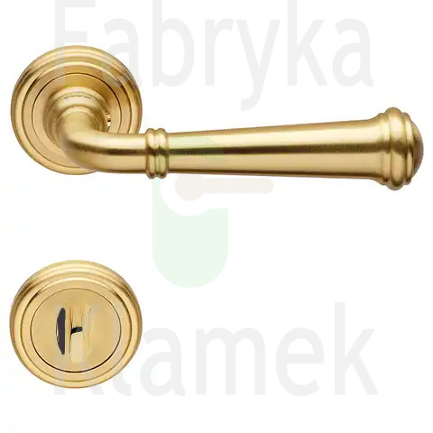 Klamka Decor 011 OS - mosiężna satynowana Klamka Decor 011 OS - mosiężna satynowana