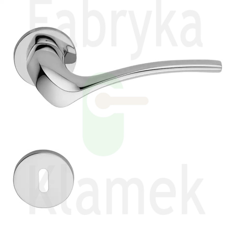 Klamka Ibis 023 CR - chromowana błyszcząca Klamka Ibis 023 CR - chromowana błyszcząca