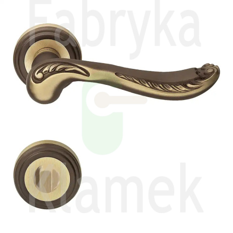 Klamka Lady 011 BO - brązowiona matowa przecierana Klamka Lady 011 BO - brązowiona matowa przecierana