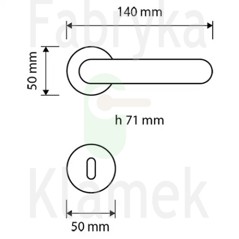 Klamka Lady 011 BO - brązowiona matowa przecierana Klamka Lady 011 BO - brązowiona matowa przecierana