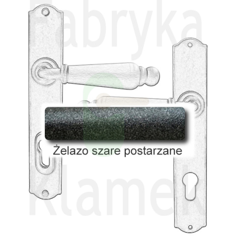 Klamka zewnętrzna Oslo 4361E z zabezpieczeniem Hardox® Klamka zewnętrzna Oslo 4361E z zabezpieczeniem Hardox®