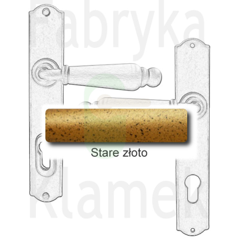 Klamka zewnętrzna Oslo 4361E z zabezpieczeniem Hardox® Klamka zewnętrzna Oslo 4361E z zabezpieczeniem Hardox®