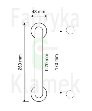 Uchwyt drzwiowy Aida 1610 MN