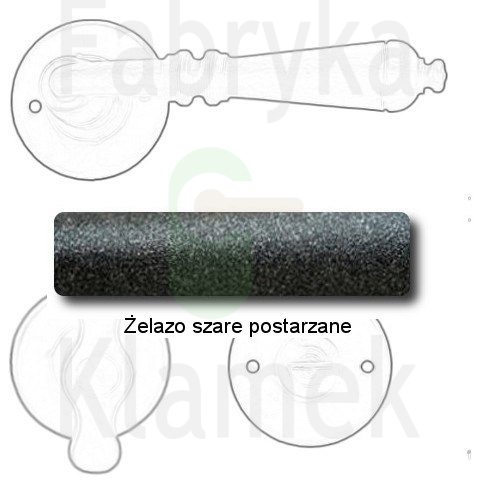 żelazo szare postarzane żelazo szare postarzane